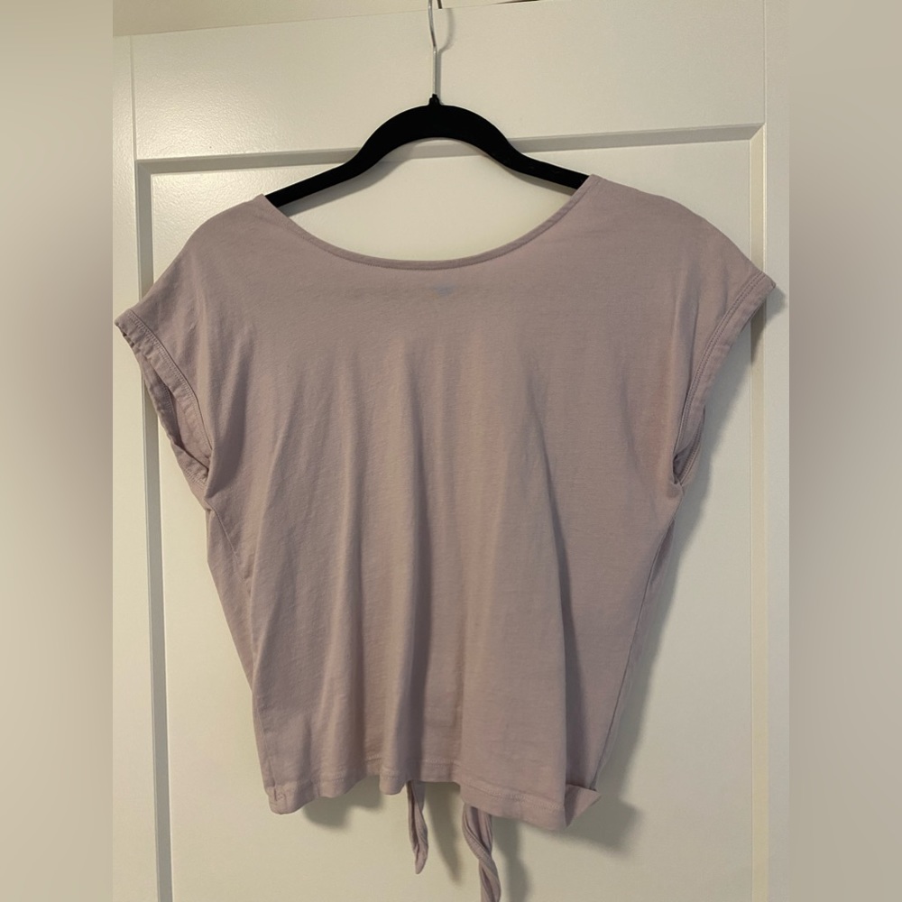 Wilfred Lilac Open Back Shirt